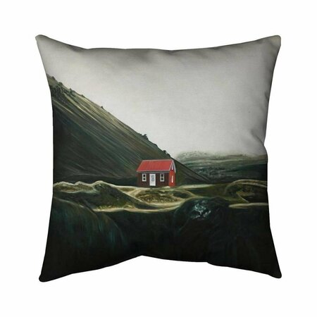 FONDO 20 x 20 in. Isolated Shack-Double Sided Print Indoor Pillow FO3326538